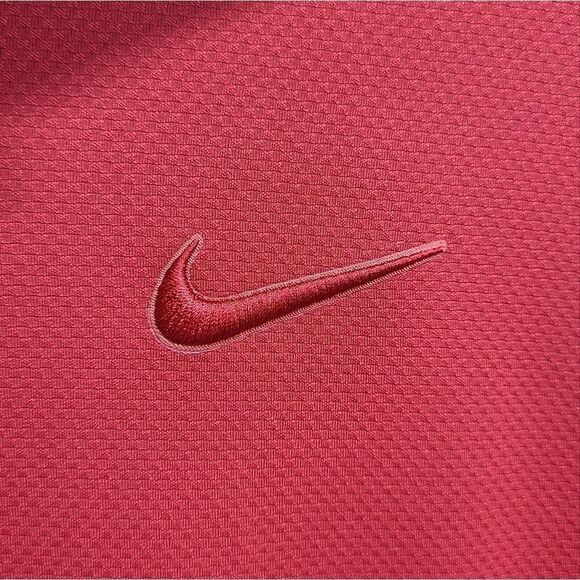 Nike Men's DRI-FIT Red Polo Shirt Size Large - Picture 4 of 5